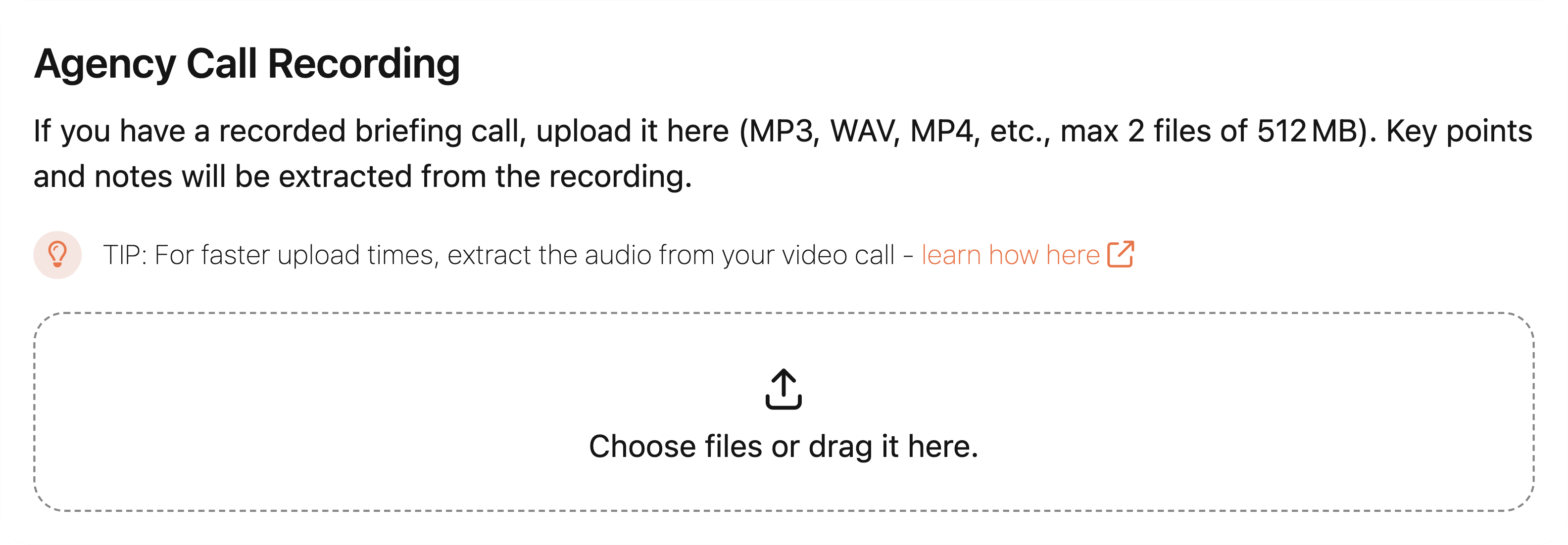 Agency Call Recording