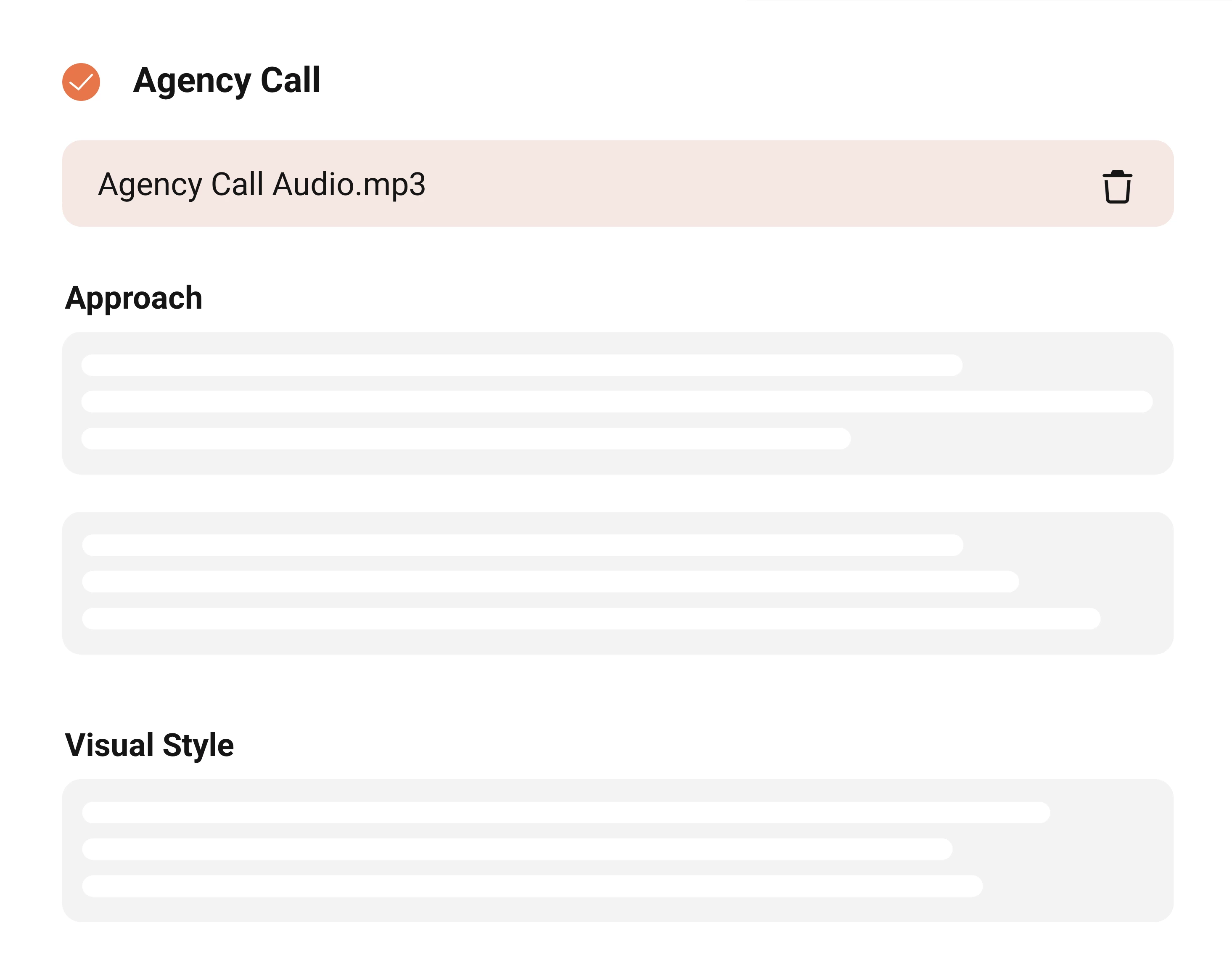 Agency Call Notes Feature